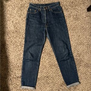 VINTAGE Levi’s - Straight leg cropped jeans